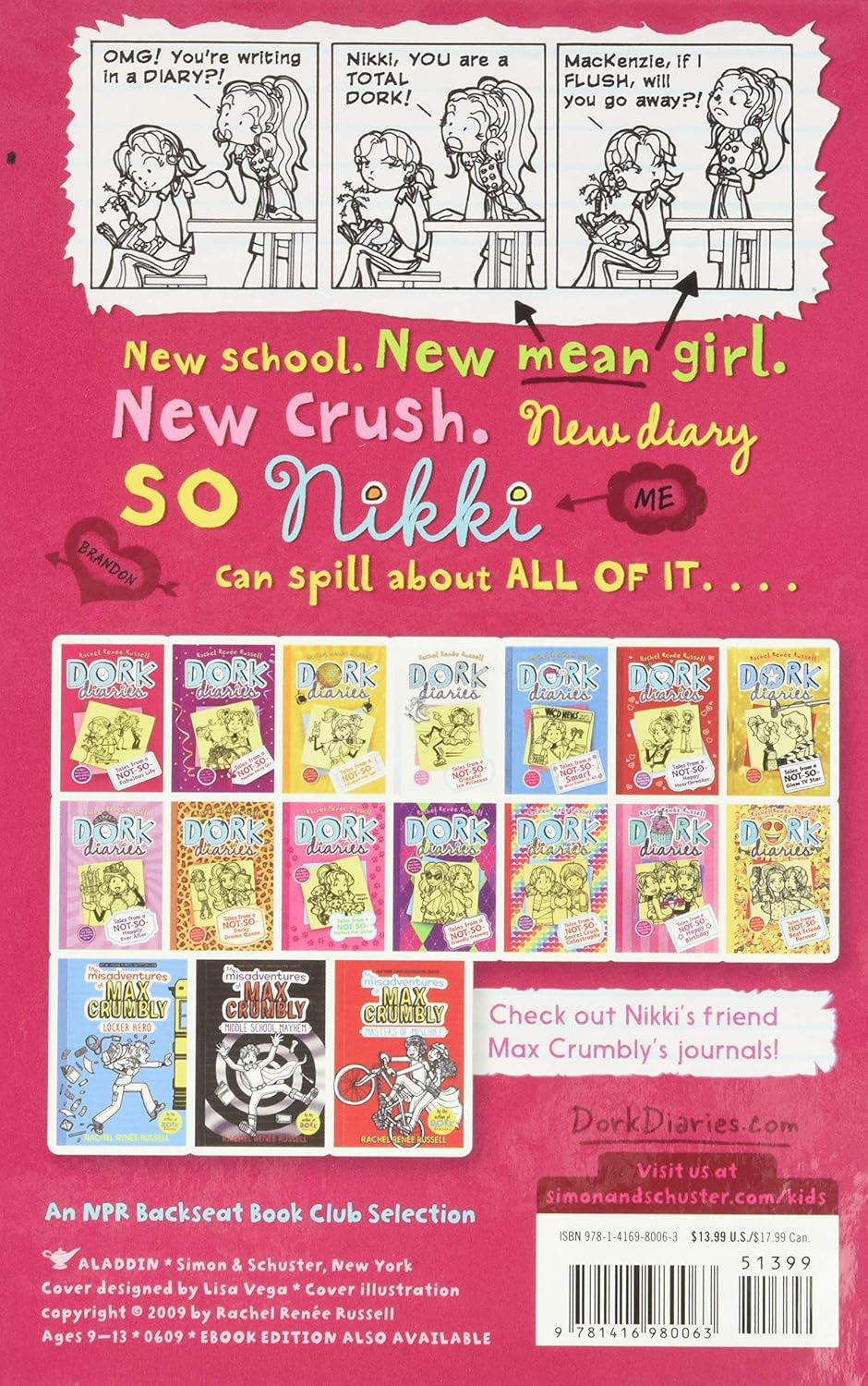 Dork Diaries: Tales from a NOT-SO_Fabubous Life by Rachel Renee Russell