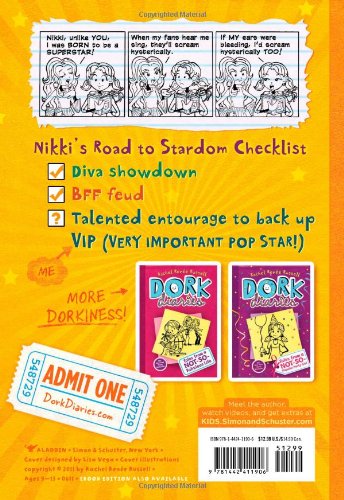 Dork Diaries: Tales from a NOT-SO-Talented Pop Star by Rachel Renee Russell