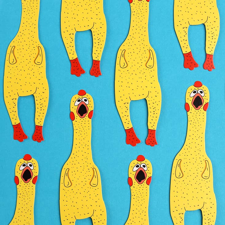 Rubber Chicken Bookmark (it&