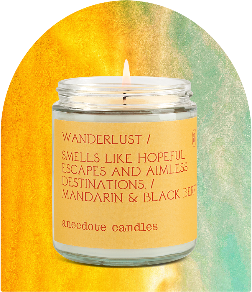 Anecdote Candles - Wanderlust (Mandarin &amp; Black Berry)