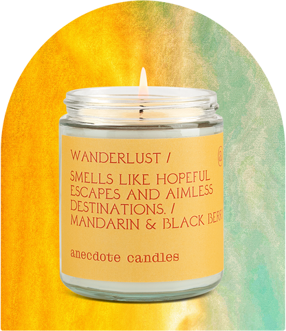 Anecdote Candles - Wanderlust (Mandarin &amp; Black Berry)