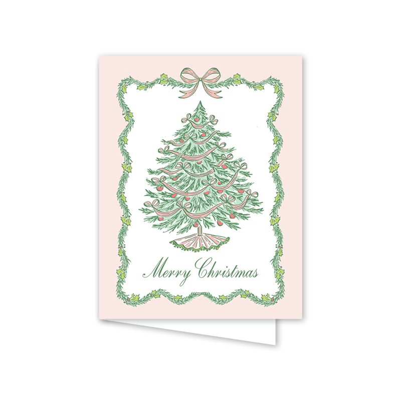 Holly Lane Pink Box Set of 8 Cards