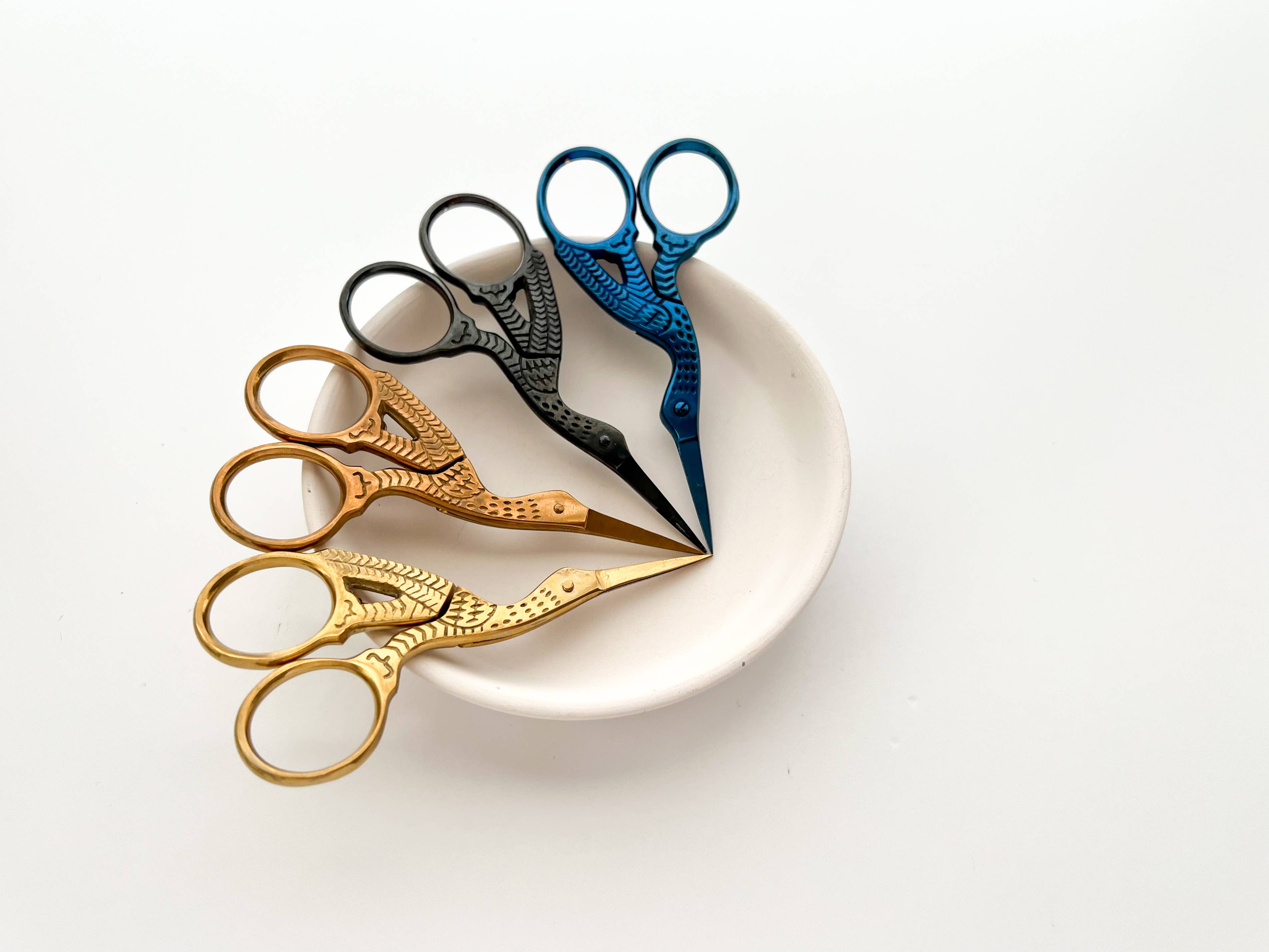 Embroidery Stork Scissors