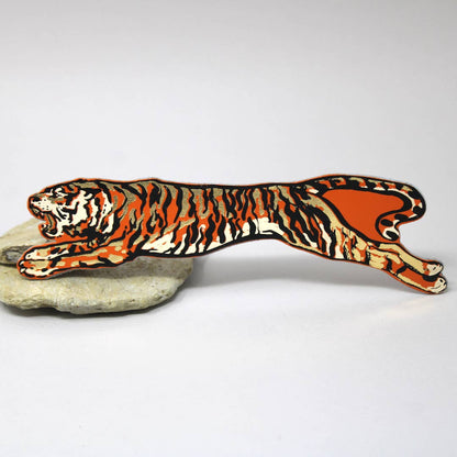 Leather Tiger Bookmark