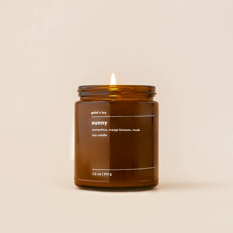 Gold and Ivy Candle Sunny