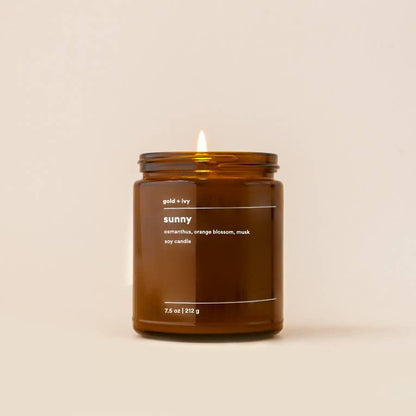 Gold and Ivy Candle Sunny