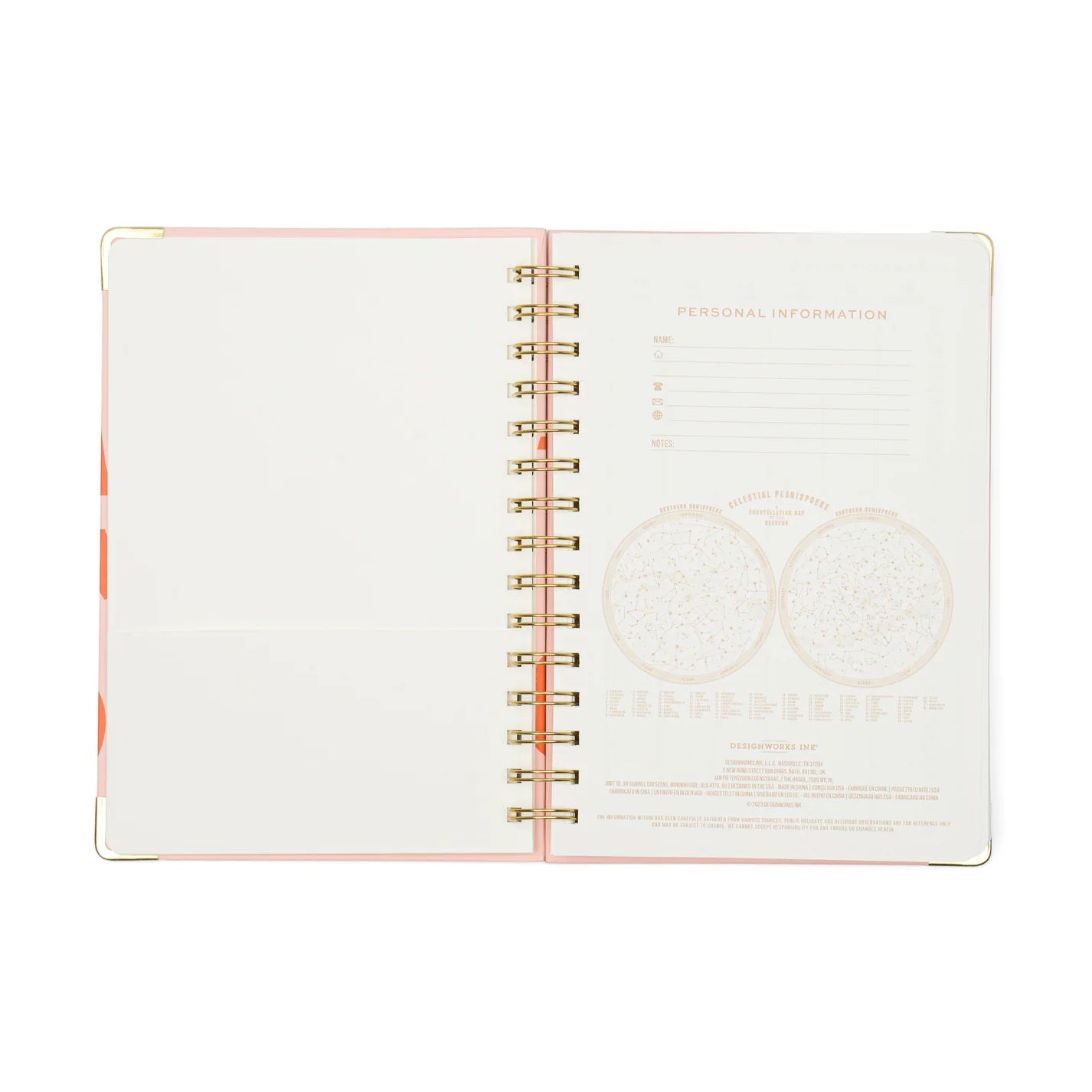 Undated 13 Month Perpetual Planner