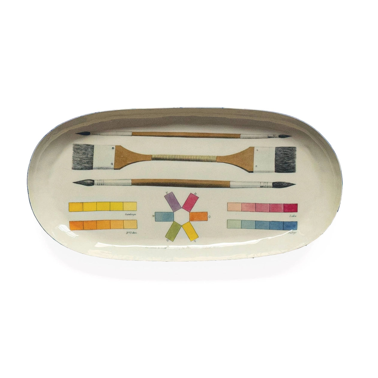 Enamel Printed Paint Tray