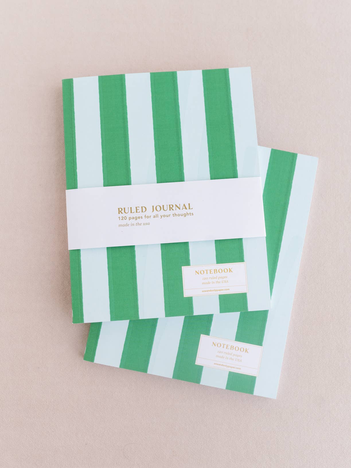 Cabana Striped Bound Journal