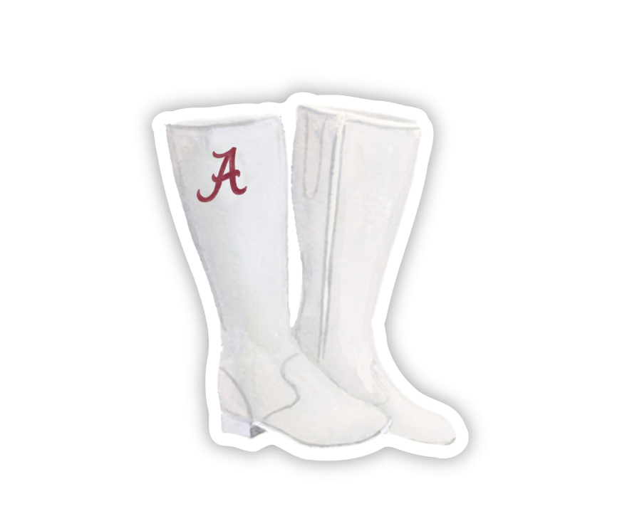 Alabama Crimsonette Sticker, Collegiate, Game day