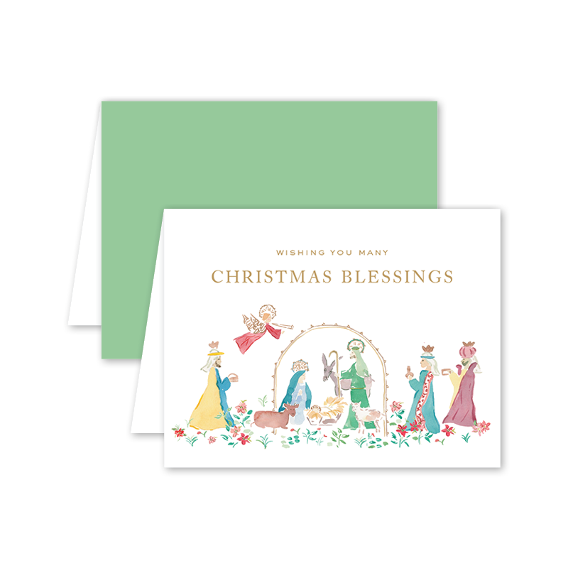 Christmastide Bright Box Set of 8 Cards