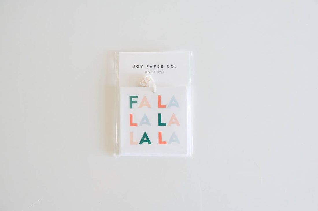 Fa La La Gift Tags (Set of 8)