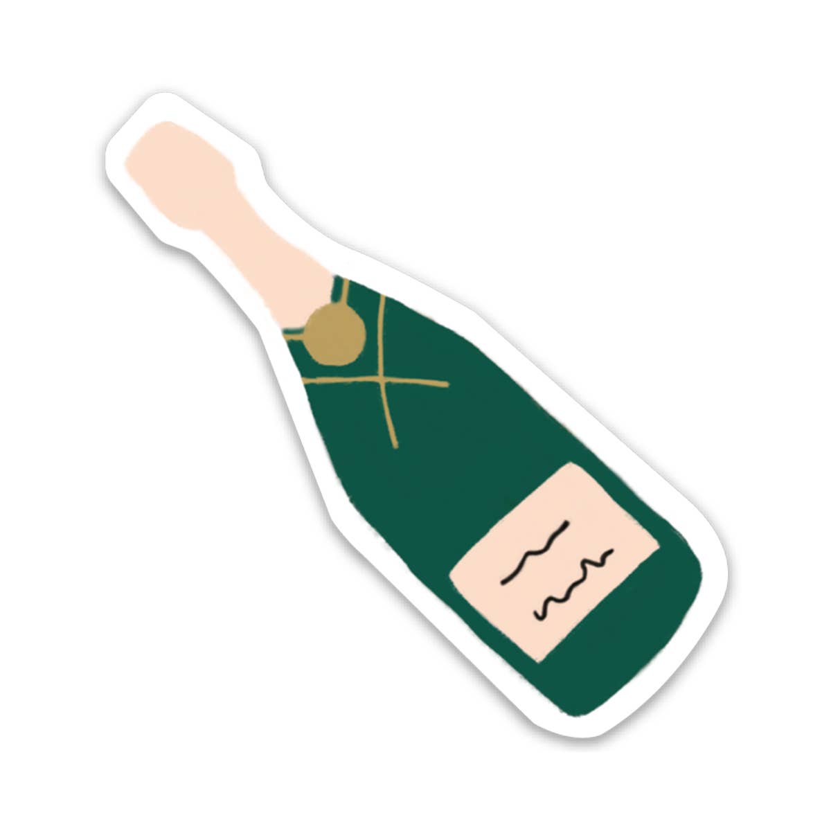 Champagne Sticker