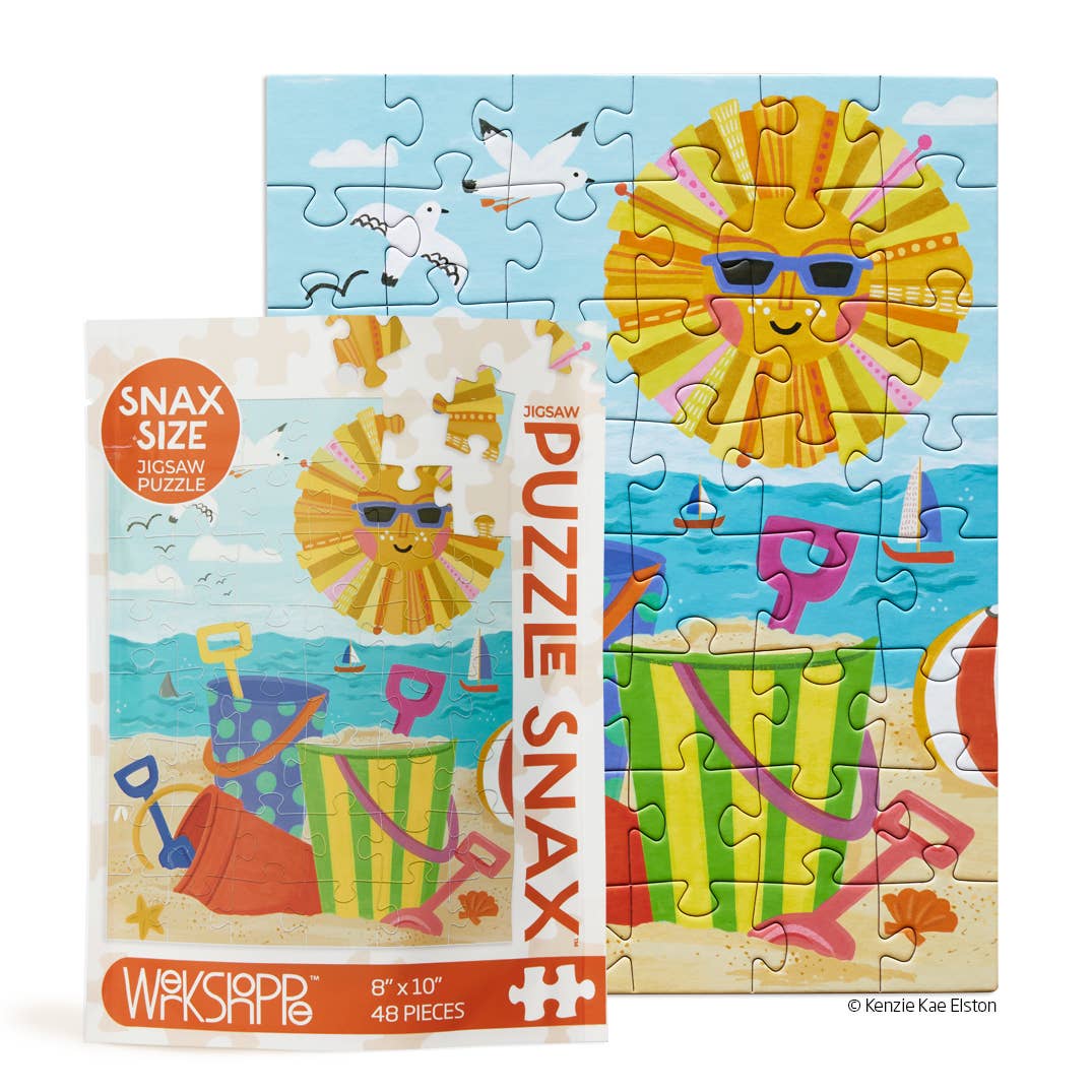 Beach Play | 48 Piece Kids Puzzle Snax