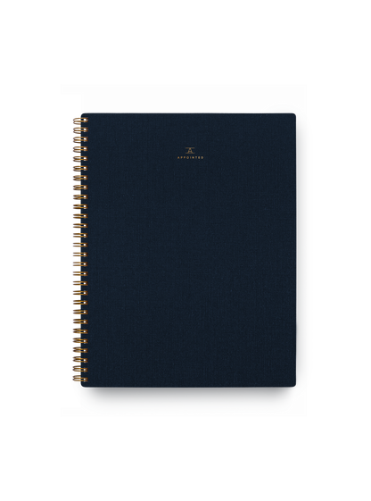 The Appointed Notebook - Oxford Blue